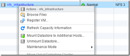 Unmount NFS datastores from VMware ESXi and NFS is in use